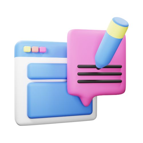 Icona per creazione contenuti di qualità